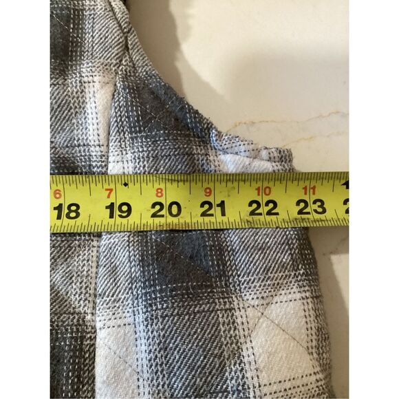 Simply Southern Fleece Flannel Vest Sz 2XL WITH Black White - Picture 5 of 9